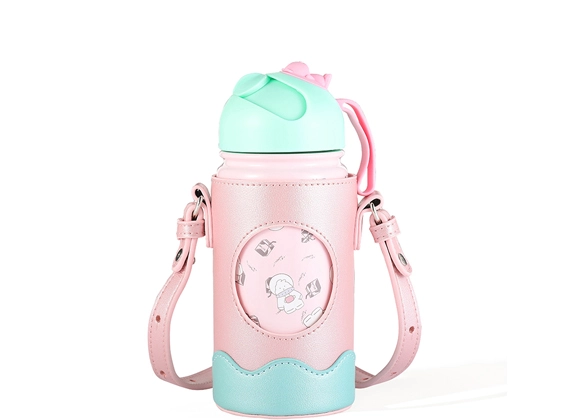 Botella de agua para niños de acero inoxidable de 14oz 01006