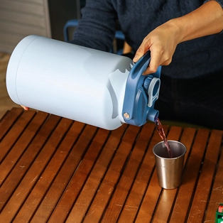 Cerveza de acero inoxidable de 64 oz Growler 01C