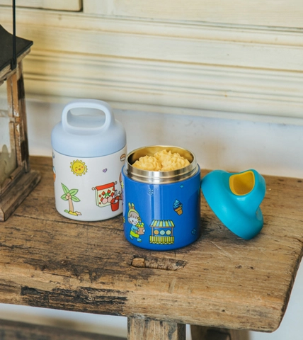 Tarro de comida para niños de acero inoxidable 350 ml