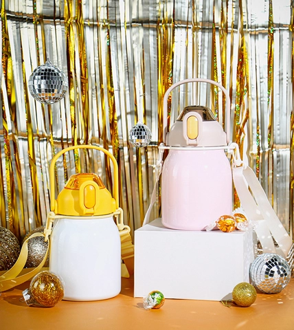 Botella de agua de acero inoxidable de gran capacidad 01427A