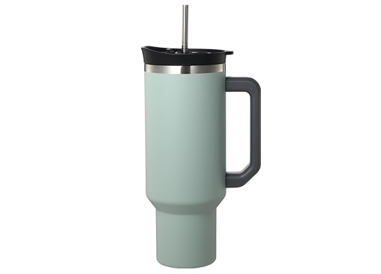 Vaso de 40 oz con mango y paja 19323B