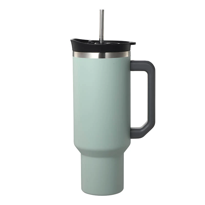 Vaso de 40 oz con mango y paja 19323B