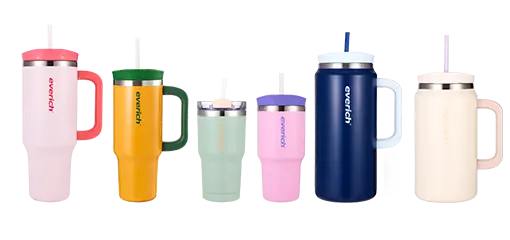 Vaso de 40 oz con mango y paja 19312B